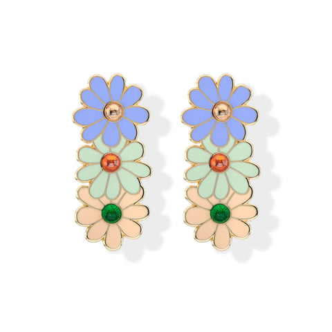 All Floral Statement Earrings