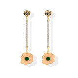 Flower Bee Statement earrings