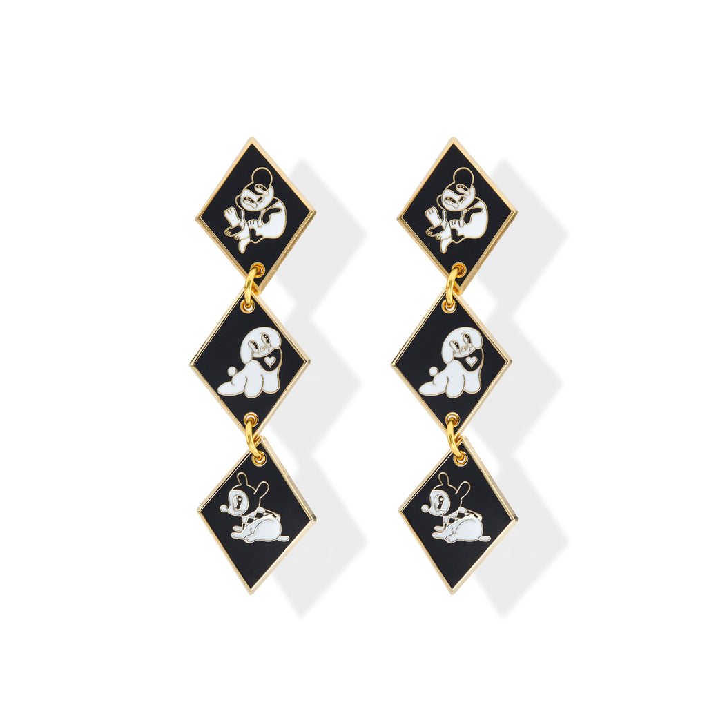 Puppy Love Statement Earrings