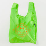 Green Neon Smiley Bag