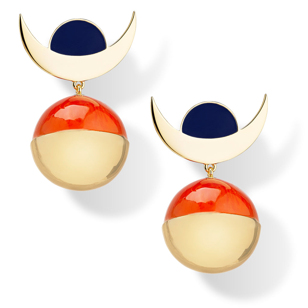 Dimension statement earrings