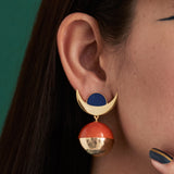 Dimension statement earrings