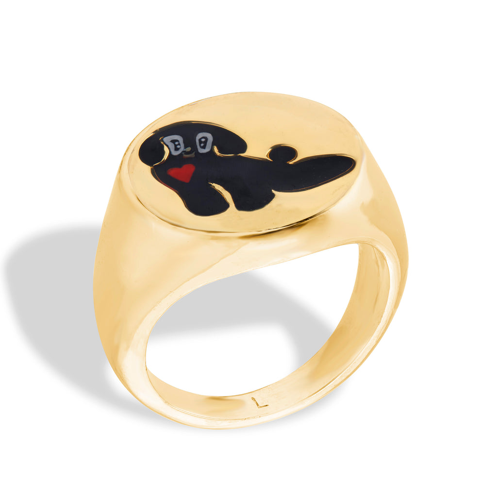 Mickey Mouse Ring Mickey Ring Cartoon Ring Mouse Signet 