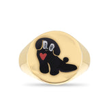 Love Pup Friendship Signet Ring
